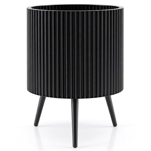 16.5 Inch Plant Pot with Stand and Tapered Legs for Garden