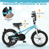 16-Inch Kids Bike for 4-7 Years Old Children Bicycle with Training Wheels