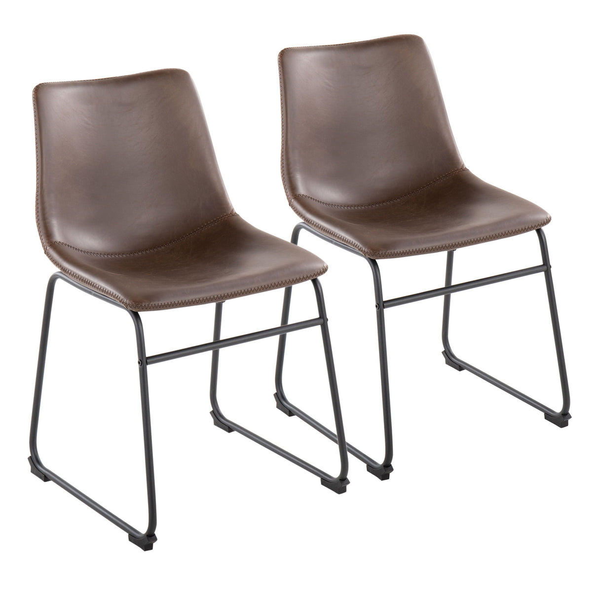 Duke - Industrial Side Chair (Set of 2) by Couch.com
