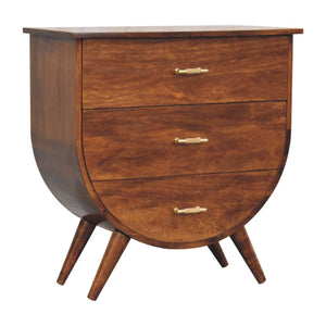 Agra - Bedside Table - Chestnut by Couch.com