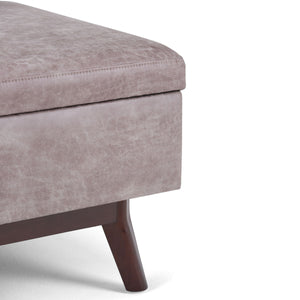 Owen - Upholstered Rectangular Storage Ottoman by Couch.com