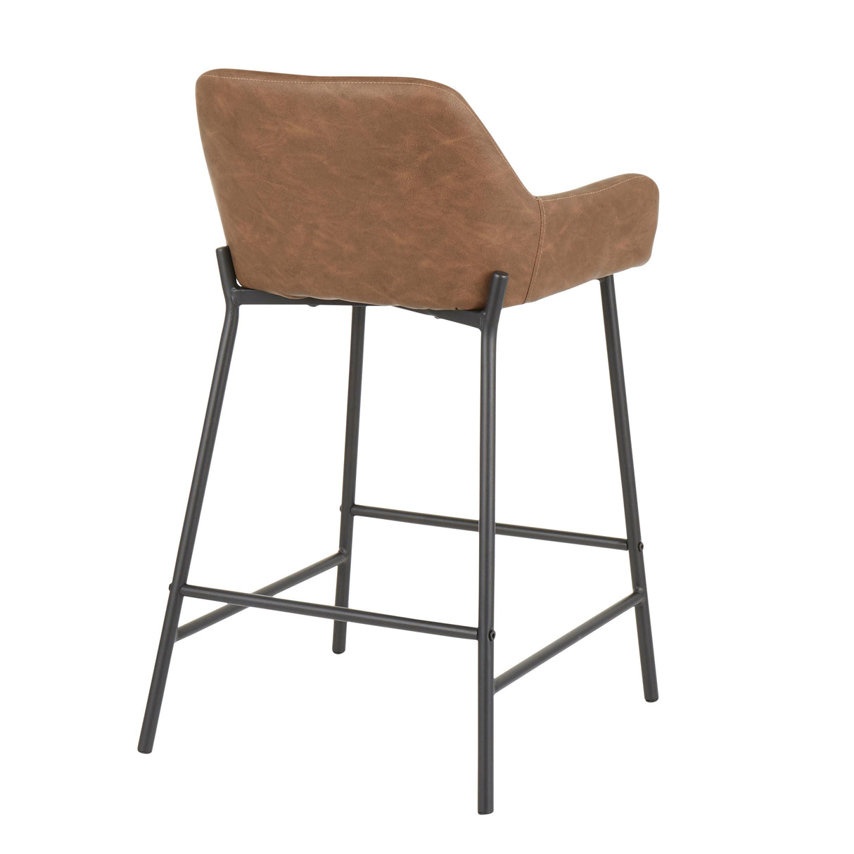 Daniella - Industrial Fixed Height Counter Stool (Set of 2) by Couch.com