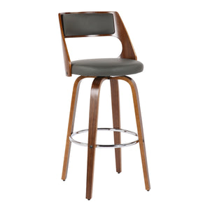 Cecina - Mid-Century Modern Barstool With Swivel (Set of 2) by Couch.com