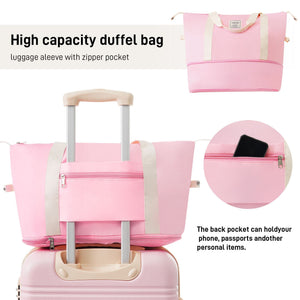 Hardshell Luggage Sets 2 Pieces with Spinner Suitcase and TSA Lock