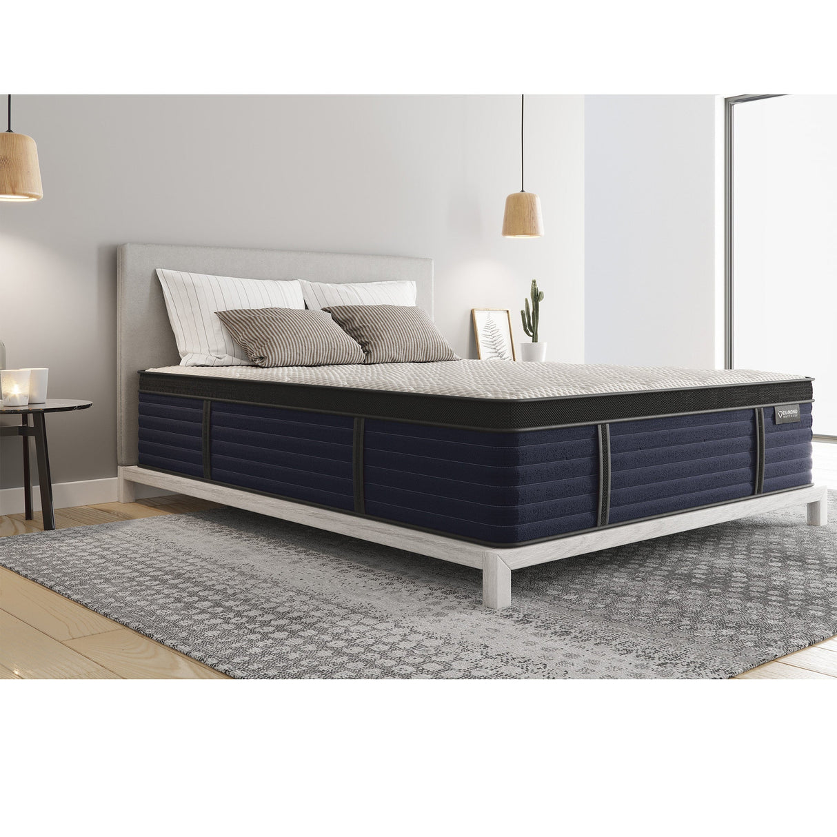 Diamond Hughes Latex Hybrid Mattress Full Size - Firm