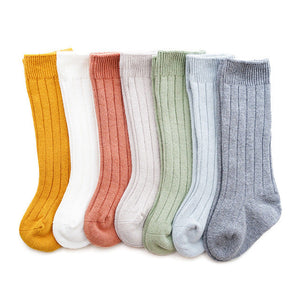 Children's long cotton socks