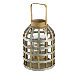 Decorative Lantern With Handle, Wooden Lantern For Indoor Outdoor, Home Garden Wedding by Couch.com