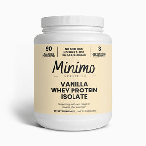 Vanilla Whey Isolate Protein Powder, 1.51 lbs