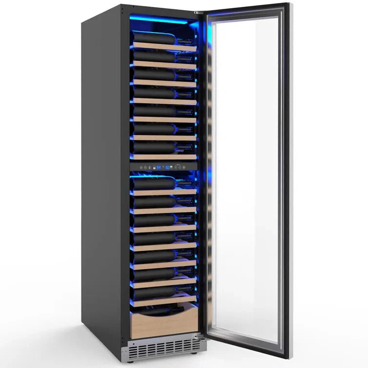 17.72" 111 Bottles Dual Zone Built-in/Freestanding Wine Refrigerator