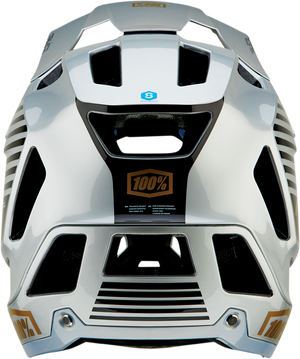 100% Trajecta Helmet - Fidlock - Ranelagh - Silver - Large 80003-00015