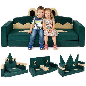 17 Pieces Modular Kids Play Couch for Inspiring Creativity