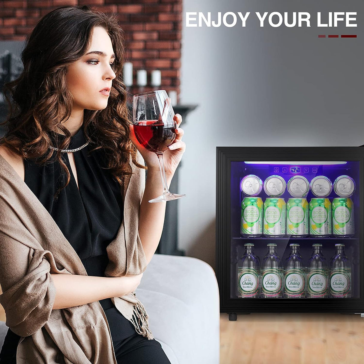 1.7 Cu.Ft Mini Beverage Refrigerator W6850