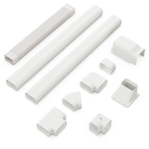 4 Inches W Mini Decorative PVC Slim Line Cover Kit-4 inches