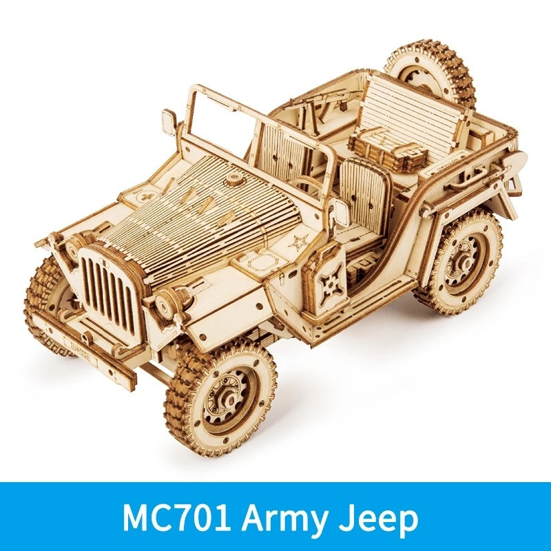 Robotime 3D Wooden Puzzle Prime Steam Express Model DIY Kit Puzzle Toy