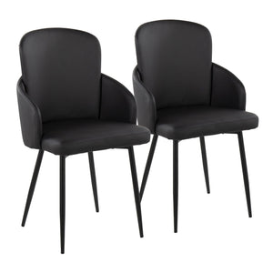 Dahlia - Contemporary Elegant Design Dining Chair (Set of 2) by Couch.com