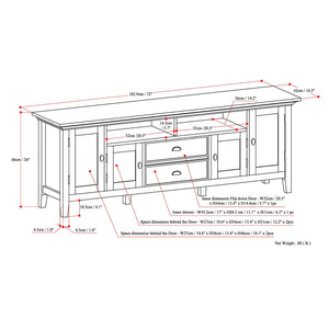 Redmond - Handcrafted TV Media Stand