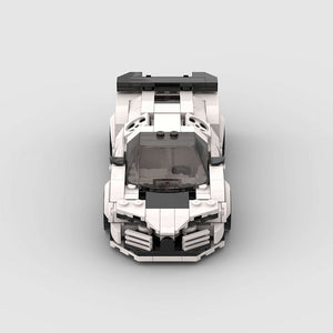 Built-up Block Series 8-grid Racing Model