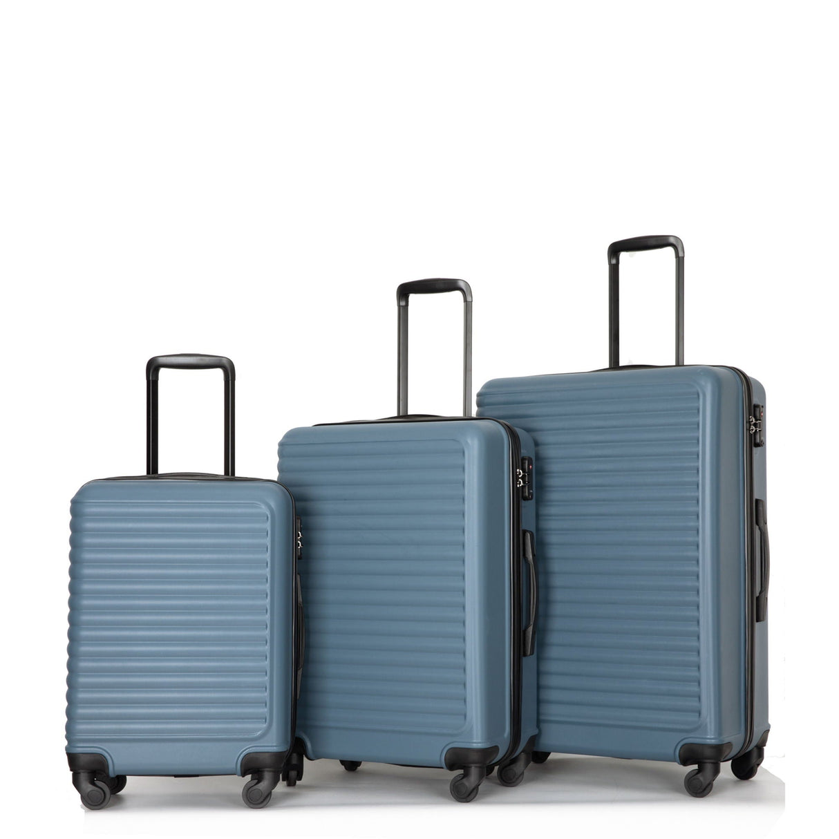 3 Piece Luggage Sets Lightweight Suitcase With Two Hooks, Spinner Wheels, Tsa Lock by Couch.com