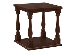 Accent Table, 2 Tier, Square, Traditional - Espresso by Couch.com