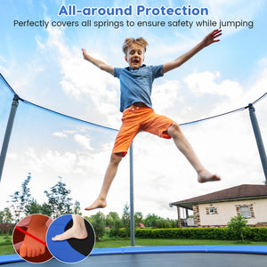 40 Inch Trampoline for Kids Indoor Outdoor Fitness Trampoline-Blue