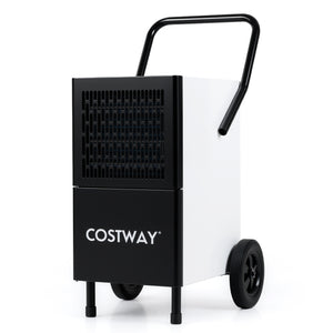 189 Pints Commercial Dehumidifier with Built-in Water Pump-Black