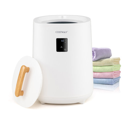 18L Large Towel Warmer with LED Display and Auto Shut off-White