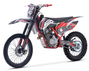 TrailMaster TM33 250 Dirt Bike, 5-Speed Manual, Dual Disc Brakes (21/18)