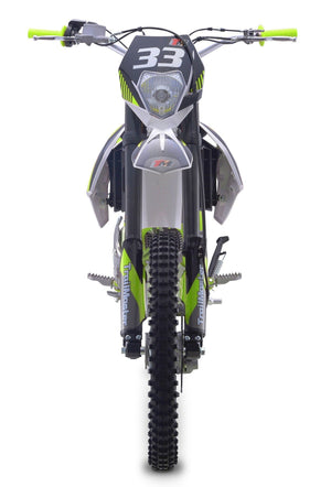 TrailMaster TM33 250 Dirt Bike, 5-Speed Manual, Dual Disc Brakes (21/18)