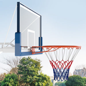 18" Basketball Rim Heavy Duty Wall Mounted Basketball Rim Goal Replacement-Orange