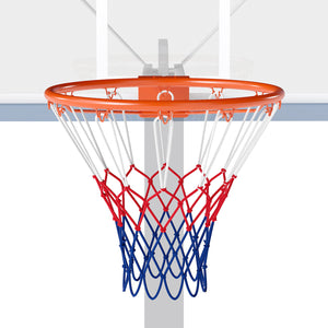 18" Basketball Rim Heavy Duty Wall Mounted Basketball Rim Goal Replacement-Orange