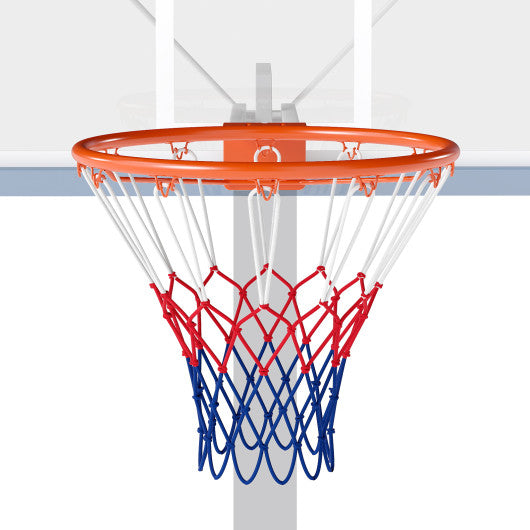 18" Basketball Rim Heavy Duty Wall Mounted Basketball Rim Goal Replacement-Orange