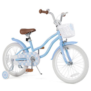 18 Inch Kids Bike with Adjustable Handlebar and Seat for 4-8 Year Old