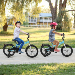 18-Inch Kids Bike for 4-8 Years Old Children Bicycle with Training Wheels