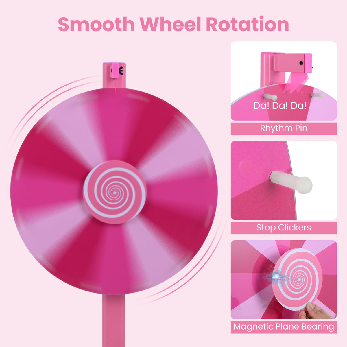 18 Inch Prize Wheel with Blackboard Marker and Eraser