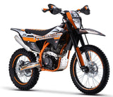 TrailMaster TM35 250cc Dirt Bike, 5-Speed Manual, Dual Disc Brakes, (21/18) Wheels