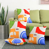 18" x 18" Inches Square Throw Pillows with Removable and Washable Velvet Pillow Cases
