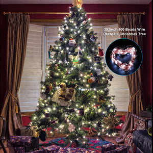 100 LEDs Solar String Lights Outdoor IP65 Waterproof Copper Wire String Lights Solar LED Fairy Lamps Wedding Party Festival by DirectDeals