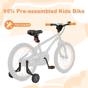 18-Inch Kids Bike Sport Bicycle for 4-8 Years Old with Adjustable Seat-18 inches