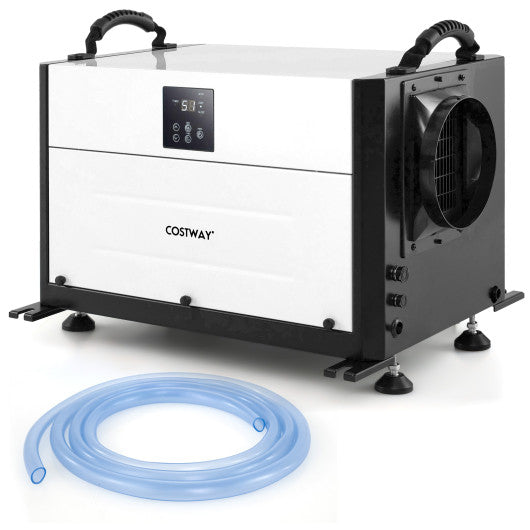 192 Pint Crawl Space Dehumidifier with 3 Modes and 24H Timer-White