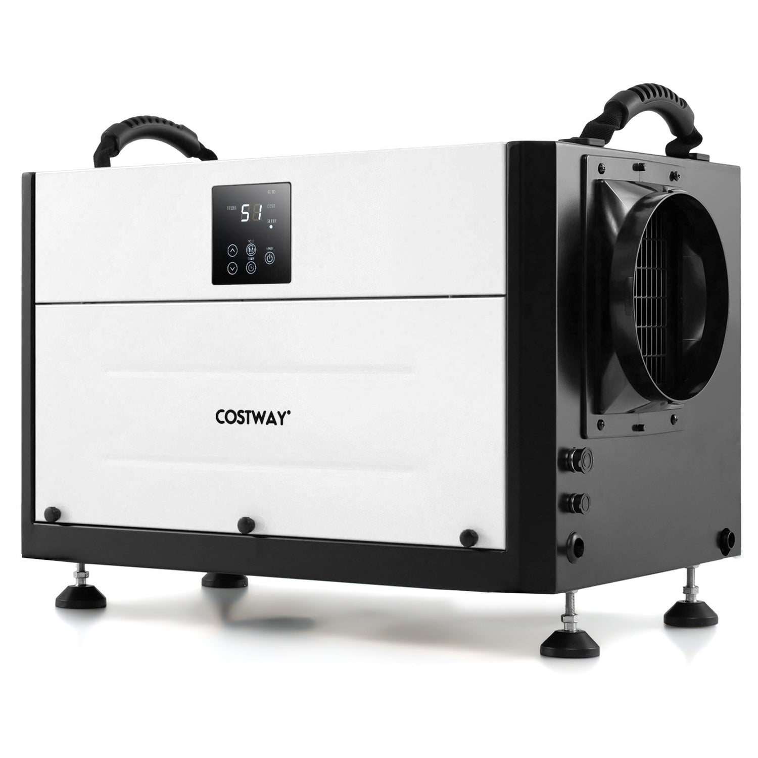 192 Pint Crawl Space Dehumidifier with 3 Modes and 24H Timer-White