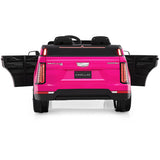 24V Ride on Truck 2-Seater Licensed Cadillac with Remote Control-Pink