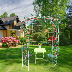 Metal Garden Arch Iron Garden Arbors Gazebo Dia High Birdcage Shape Pergola Pavilion For Wedding Ceremony by Couch.com