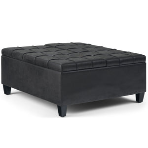 Harrison - Upholstered Coffee Table Storage Ottoman by Couch.com
