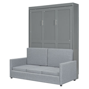 Murphy Wall Bed With Cushion by Couch.com