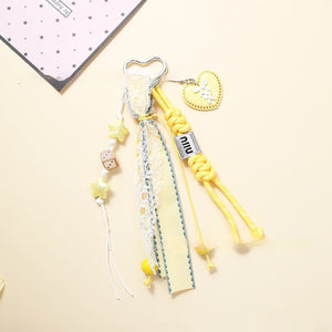 Leather Lemon Women's Bag Pendant Small Fresh Keychain Ornaments