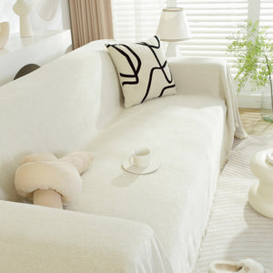 Chenille Herringbone Couch Protector Blanket, Stylish Throw Blankets for Couch and Couch Throw Cover