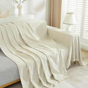 Chenille Herringbone Couch Protector Blanket, Stylish Throw Blankets for Couch and Couch Throw Cover