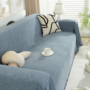 Chenille Herringbone Couch Protector Blanket, Stylish Throw Blankets for Couch and Couch Throw Cover