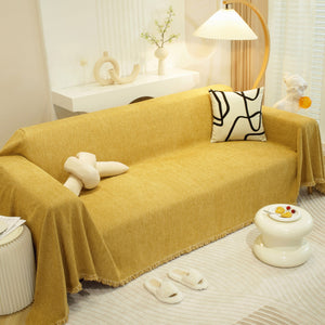 Chenille Herringbone Couch Protector Blanket, Stylish Throw Blankets for Couch and Couch Throw Cover