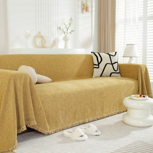Chenille Herringbone Couch Protector Blanket, Stylish Throw Blankets for Couch and Couch Throw Cover